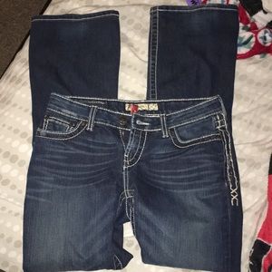 BKE Kate Buckle jeans embroidered pockets